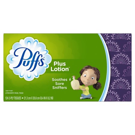 PUFFS 124 ct Facial Tissue 037000393467